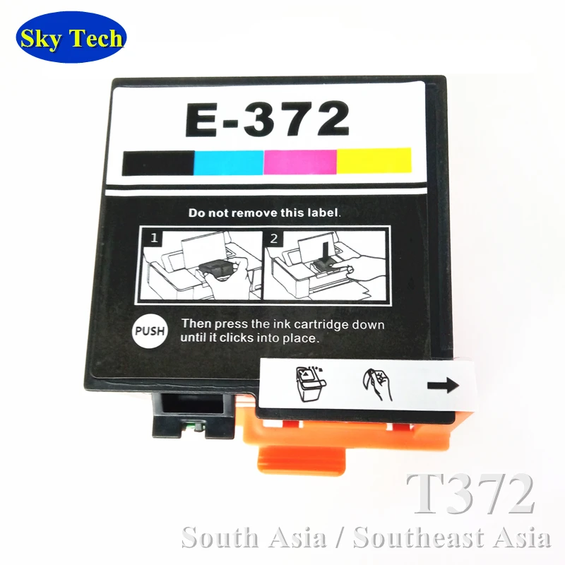 T372 качественный совместимый картридж для Epson PictureMate PM-520. T372/T3720/E-372 PM520 | Компьютеры
