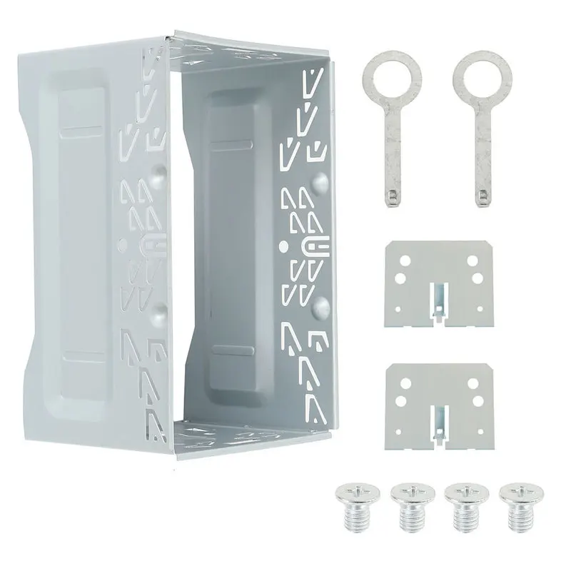 

Car 2 Din Dashboard Installation Fitting Frame Mounting Kit Set 185x115mm Fascia for Radio Player Universal