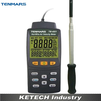 

Handheld Hot-wire Anemometer Wind Meter Anemograph TENMARS TM-4001