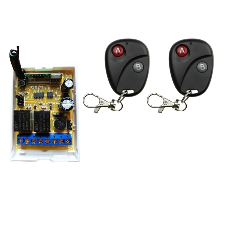 DC 12V 24V 10A 2CH RF Беспроводной переключатель системы дистанционного управления