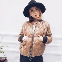 Ультратонкий легкий клетчатый Модный пуховик с белым утиным пухом, женские пуховики, верхняя одежда, новая коллекция осень-зима