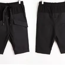 27-46 мужская одежда GD стилист волос оригинальные брюки с пятью точками брюки с шаговым швом комбинезоны большого размера Костюмы