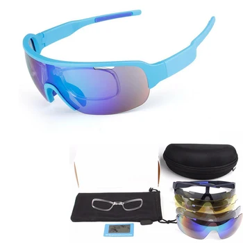 

100% top Professional Polarized Cycling Glasses Bike Goggles Outdoor Sports Bicycle Sunglasses UV 400 With 5 Lens TR90 Eyewear