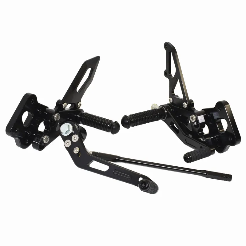 Регулируемые задние наборы Rider Rearset подставка для ног подножки для Suzuki GSXR600 GSXR750 GSXR 600 750 2006 2007 2008 2009 2010