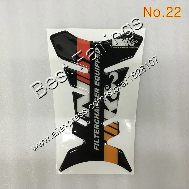 3d углерода Волокно Танк Pad Protector для Honda CBR500R 11 12 13 14 cbr500 R CBR 500 R CBR 500R 2011 2012 2013 GP Бензобак наклейка - Цвет: No.22