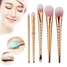 2017 5PCS Makeup Brushes Wave Gradient Cosmetic Foundation Professional Eye Brush Set JUL25_46