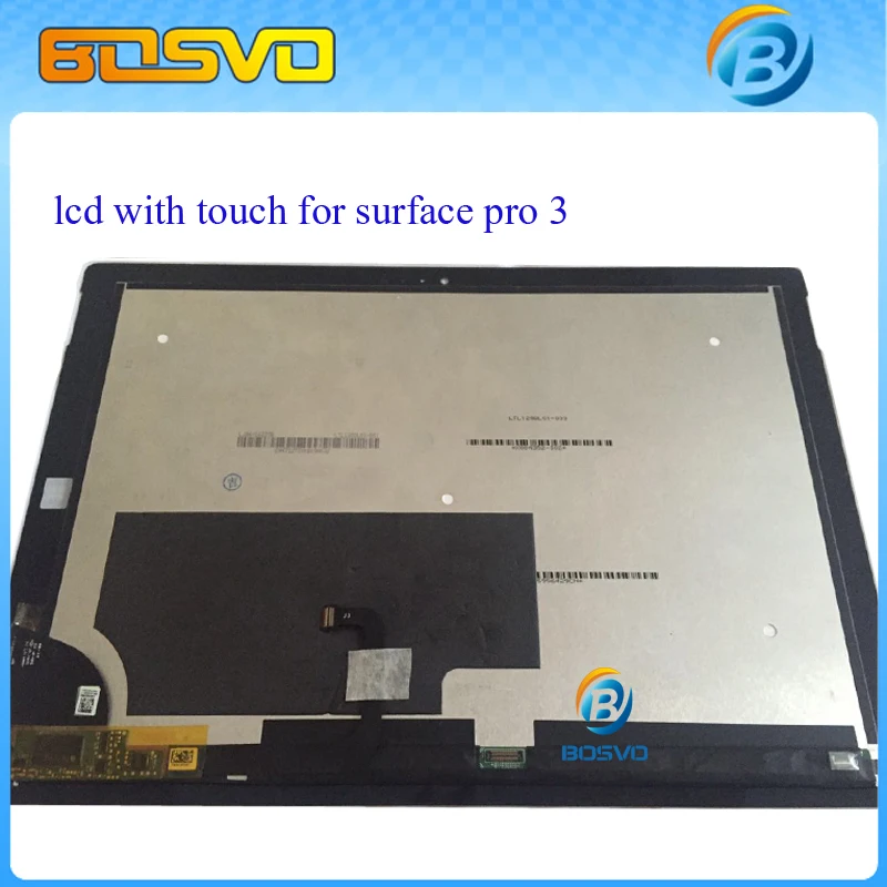 

2pcs LCD Assembly display touch screen digitizer For Microsoft Surface Pro 3 (1631) TOM12H20 V1.1 LTL120QL01 003 Free by DHL EMS