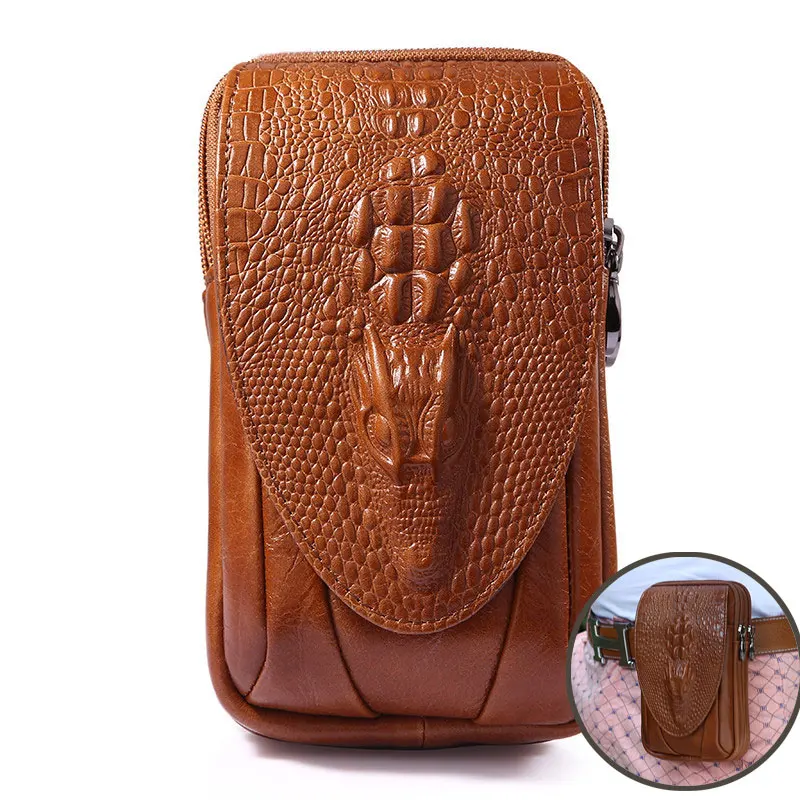 Модный мужской кожаный чехол на пояс из натуральной воловьей кожи, чехол для телефона для Iphone/samsung/huawei, поясная сумка с зажимом для ремня 4,7~ 6,0 дюймов