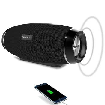 

H27-Rugby Wireless Bluetooth Speaker Stereo Soundbar Waterproof Outdoors Subwoofer MP3 Player TF USB for Charge Mobile