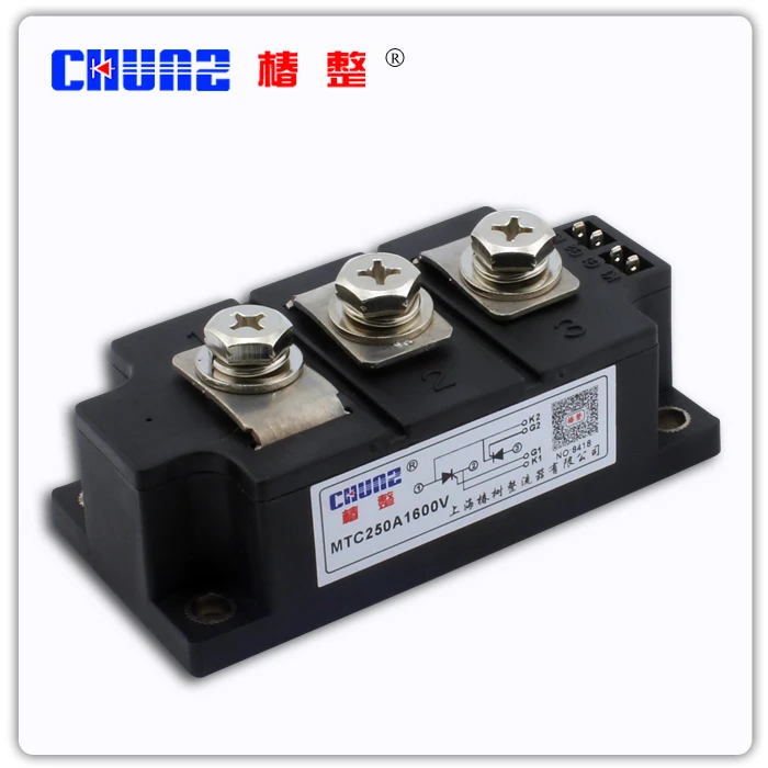 

[BELLA] Thyristor module MTC250A1600V flat thyristor module - Chunshu rectifier chunz --2pcs/lot
