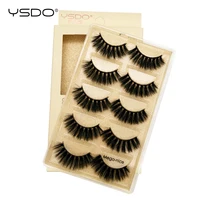 YSDO 3/5 paires 3D vison faux cils ailés cils épais maquillage faux cils Volume cils dramatique vison cils 2