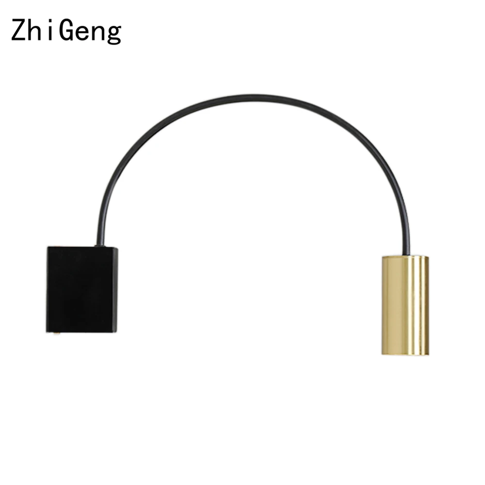 ZhiGeng G10 геометрический полукруглый настенный светильник прикроватный коридор прохода гостиная скандинавские вращающиеся светильники для внутреннего освещения