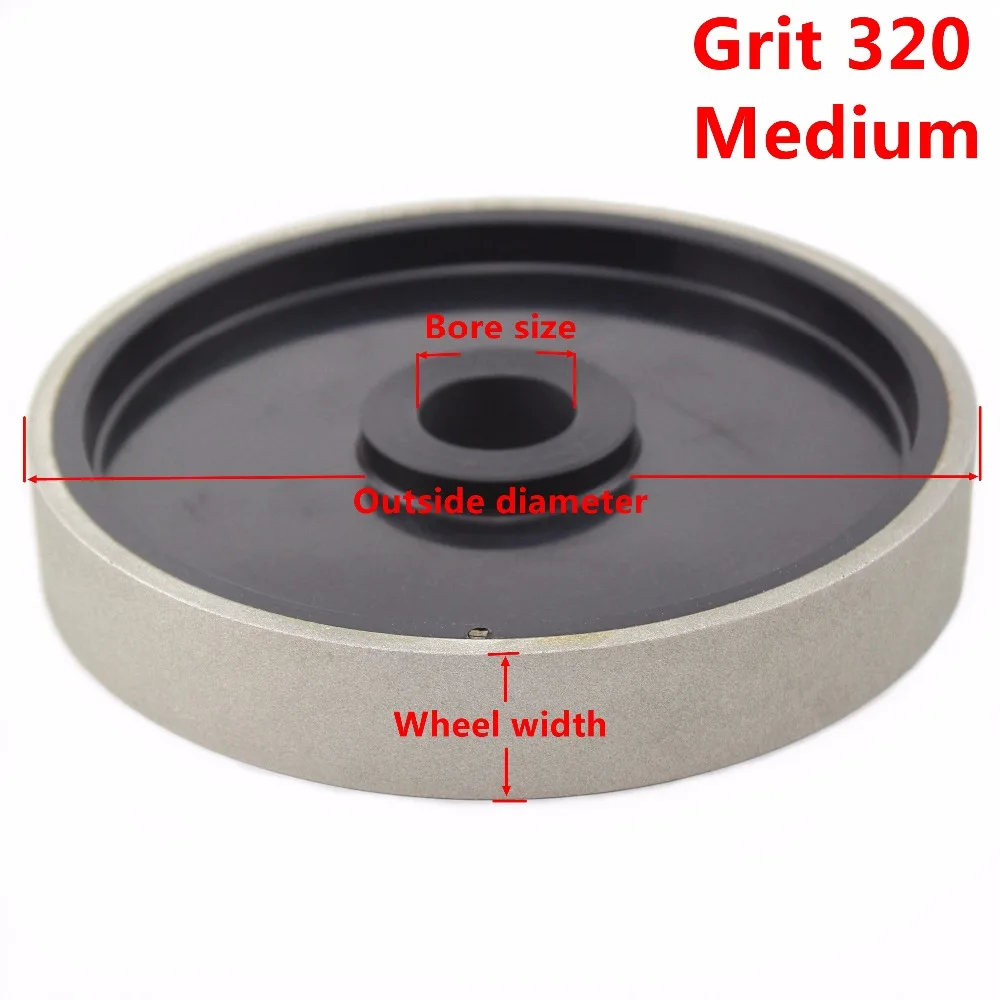 6" inch Grit 46-2000 Coarse to Fine Lapidary Diamond Grinding Wheel Coated Cabbing Disk With Bushing Arbor 1" inch 3/4 5/8 1/2 6" inch Grit 46-2000 Coarse to Fine Lapidary Diamond Grinding Wheel Coated Cabbing Disk With Bushing Arbor 1" inch 3/4 5/8 1/2