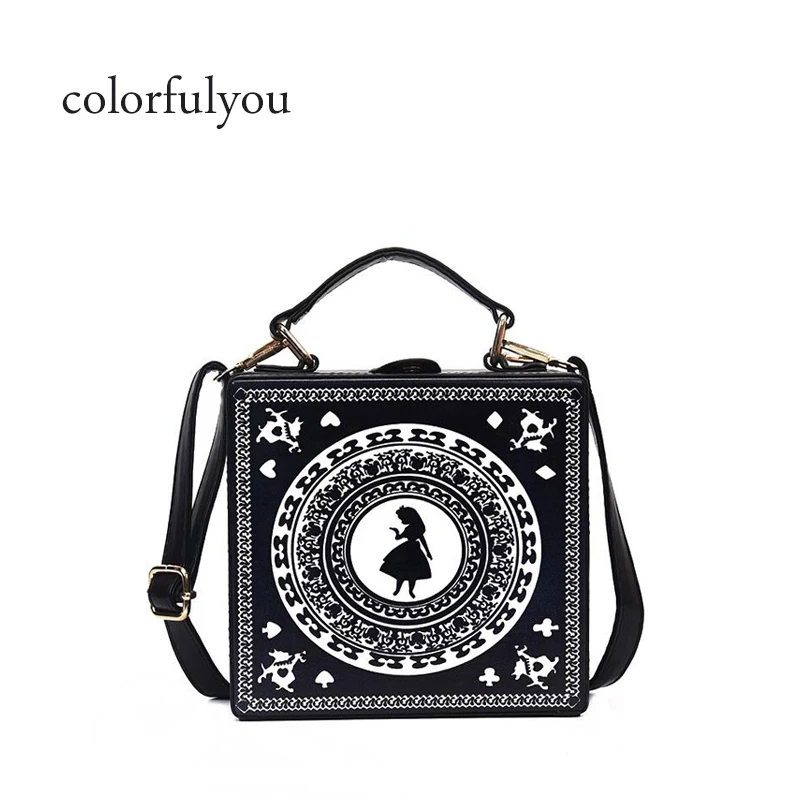 Сумка мессенджер из искусственной кожи с принтом для девочек|leather tote bag|ladies shoulder