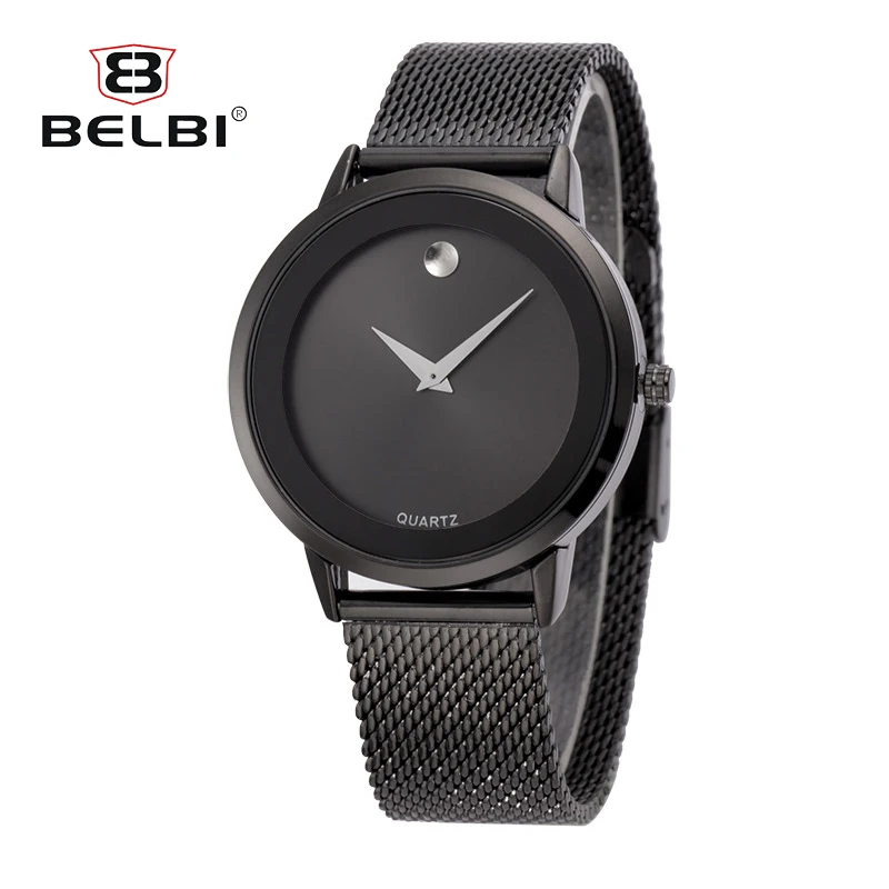 

BELBI Women's Simple Round Dial Quartz Watches Stainless Steel Waterproof Wristwatch for woman