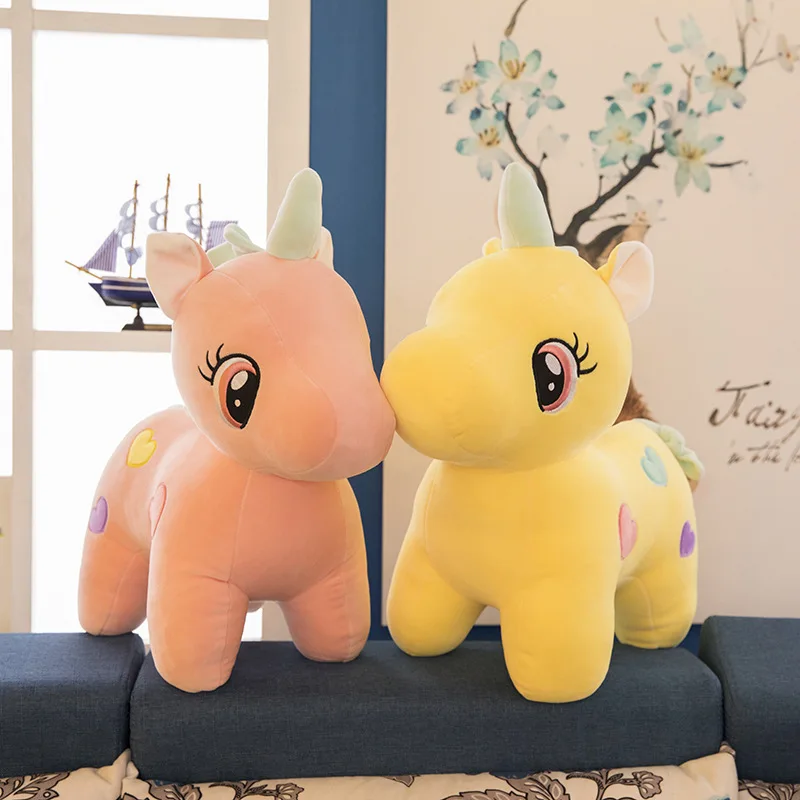 

26cm Plush Toy Soft Unicorn Doll Appease Sleeping Pillow Kids Room Decor Toy For Children Pupil Christmas Halloween present 2019