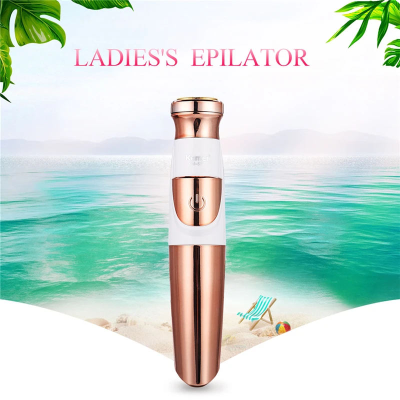 

Kemei Mini Lady Electric Shaver Razor Female Shaving Machine Painless Hair Removal Epilator Face Bikini Body Leg Underarm P42