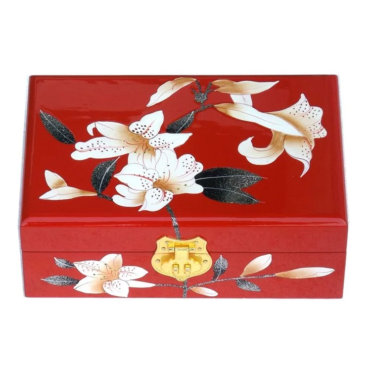 Лакированные деревянные креативные коробки для хранения гостиной, небольшие предметы, доступные цвета, Быстрая, свадебные стильные чехлы - Цвет: 21cm x 14cm x 8cm