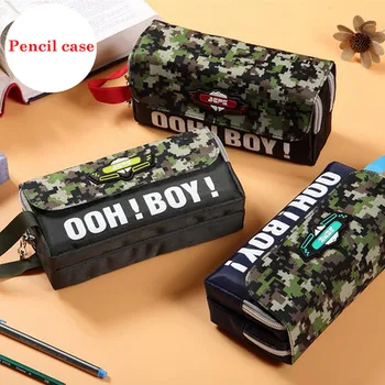 

High Quaity Cute school pen case fabric pencil bag etui a crayons cuir pencil pouch stifte tasche pencil case school bag pl 4942