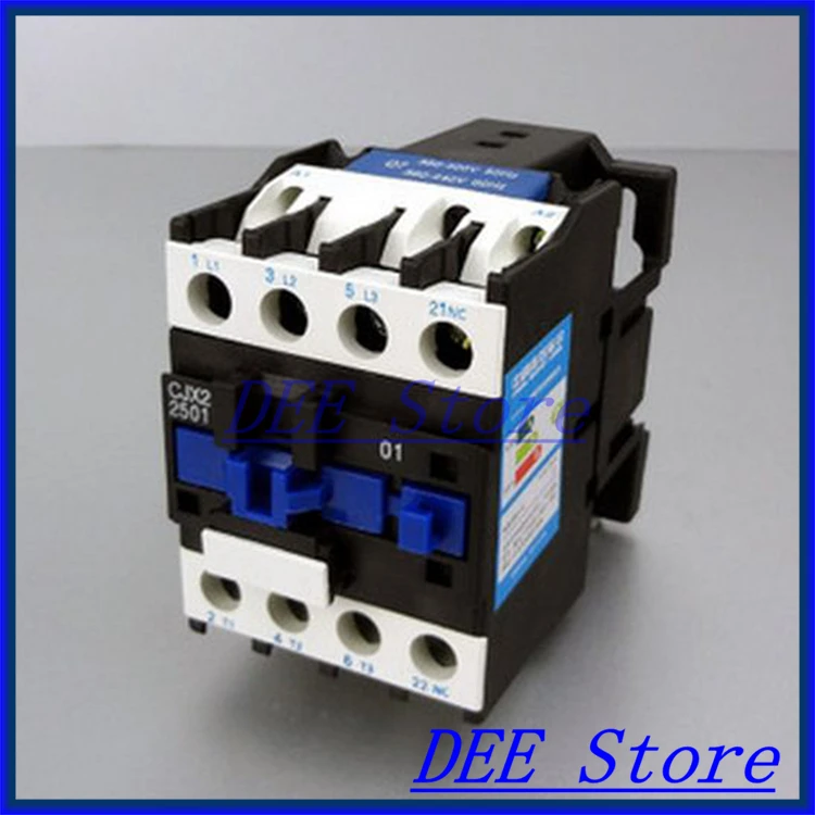 Motor Starter Relay CJX2 2510 contactor AC 220V 12A silver point
