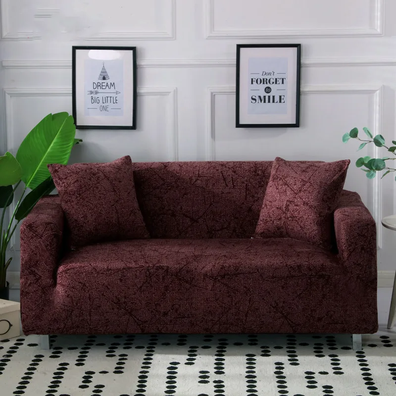 Принт с геометрическим узором эластичные универсальные чехлы для диванов секционные Угловые чехлы для диванов чехлы для мебели кресла - Цвет: 30105