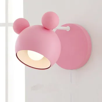 

new design modern wall lamps metal sconce lights children bedroom lighting