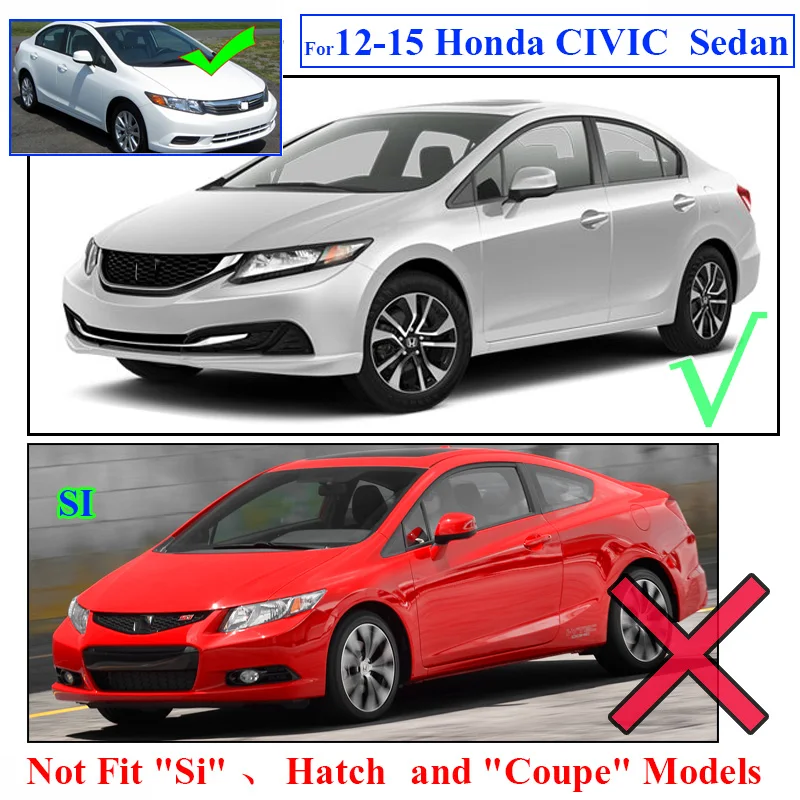 Для Honda Civic Седан 2012- Брызговики спереди и сзади брызговик крыло брызговиков 2013 Декодер каналов кабельного телевидения формованные брызговики