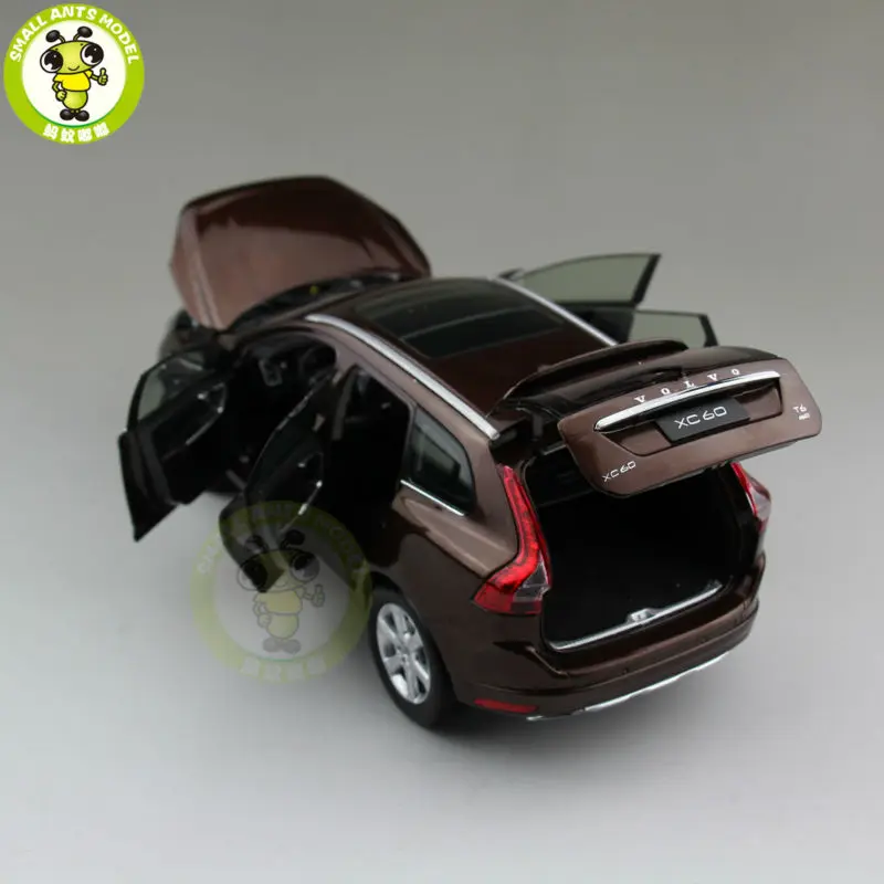 1/18 Volvo XC60 T6 AWD SUV литая модель автомобиля внедорожник коричневый