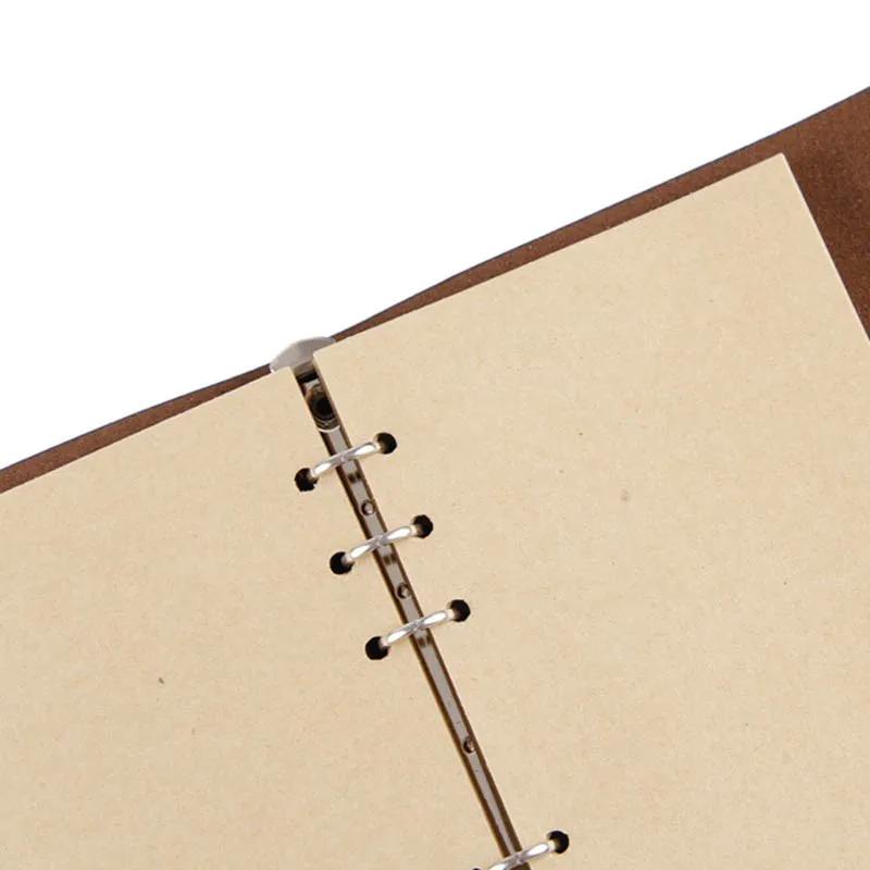 Многоразового Тетрадь журналы, a6 в кожаном переплете дневник путешествия искусство рисования Sketchbook ЖУРНАЛЫ писать в для Для