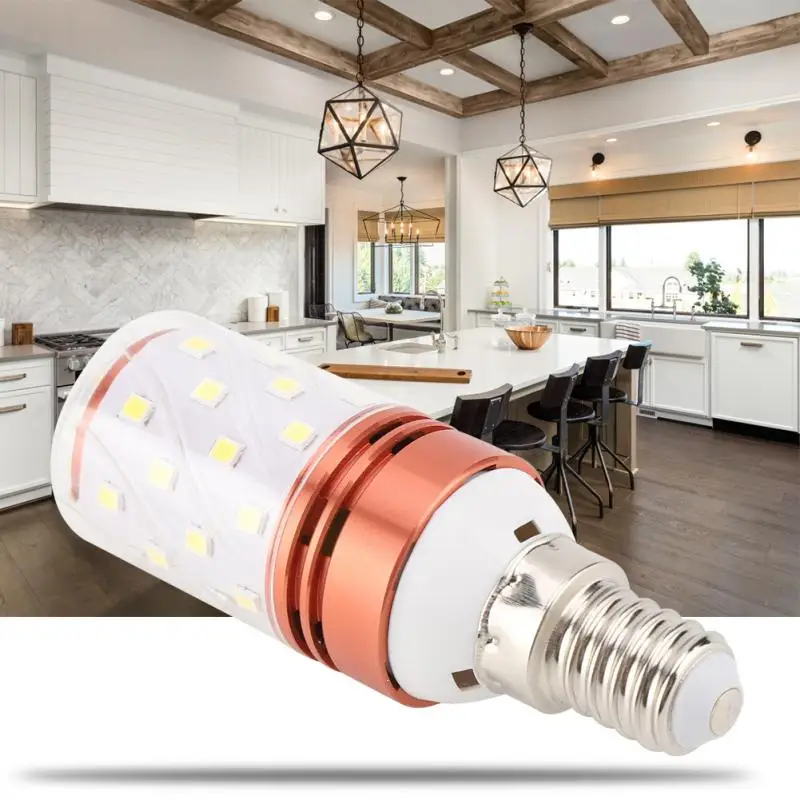 

E14 8W Corn Bulb LED Lamp lampada led Light Bulb Candle Warm/Cold White Lighting LED Bulb AC 110-265V