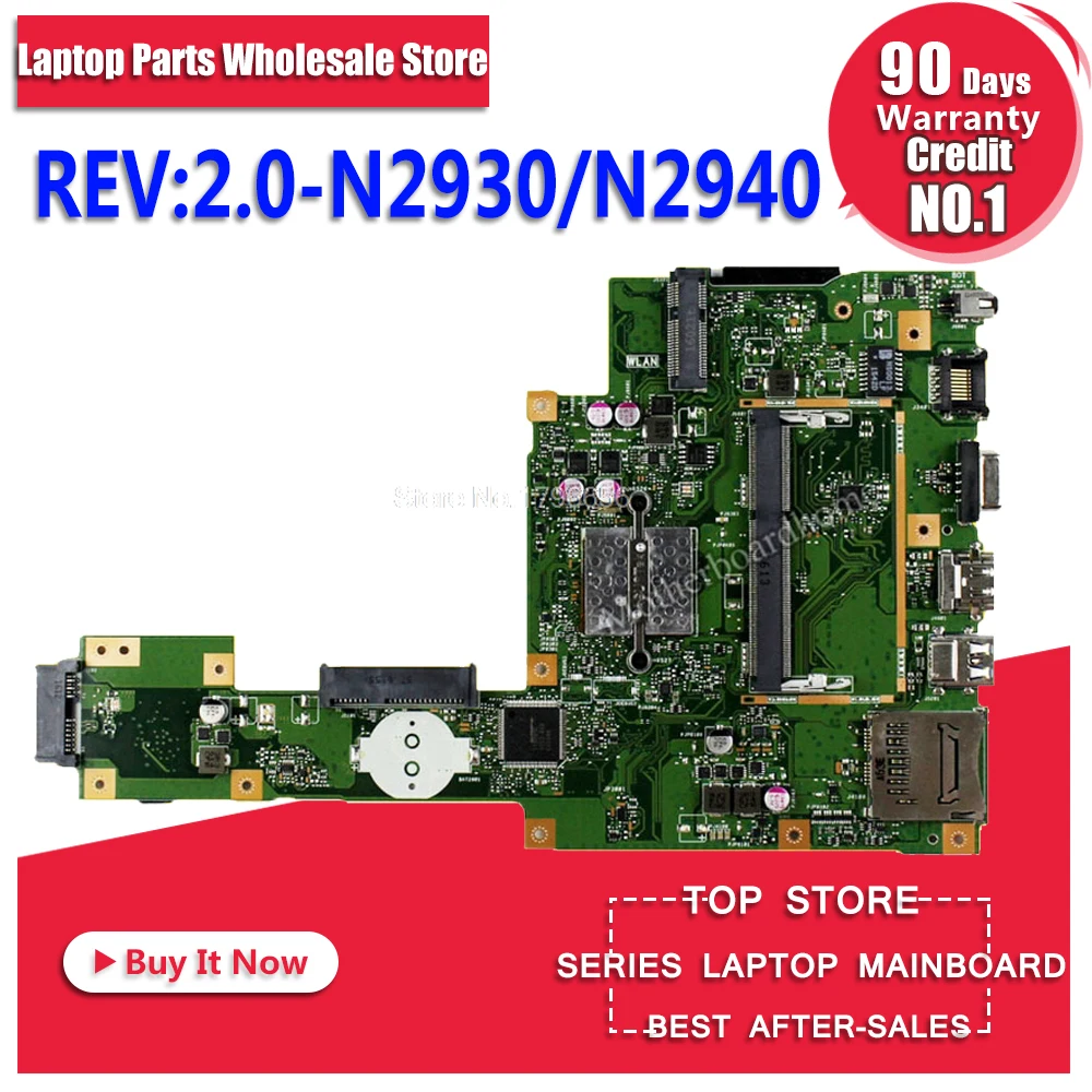 X553MA Motherboard REV:2.0 N2930/N2940 For ASUS A553M F553M K553M X503M laptop Motherboard X553MA Mainboard X553MA Motherboard X553MA Motherboard REV:2.0 N2930/N2940 For ASUS A553M F553M K553M X503M laptop Motherboard X553MA Mainboard X553MA Motherboard