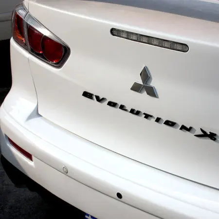  Evolution X Letters ABS Plastic Car Styling Emblem Badge Automobile Refitting Trunk 3D Sticker Deca