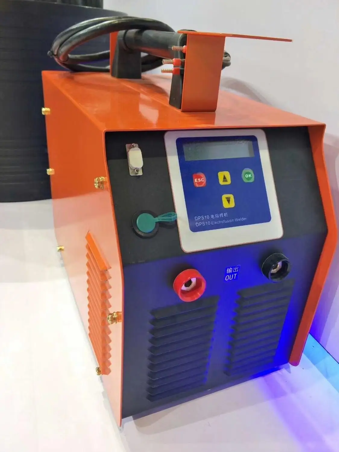 Электрофузионный газовый HDPE пластиковый сварочный аппарат для труб считыватель