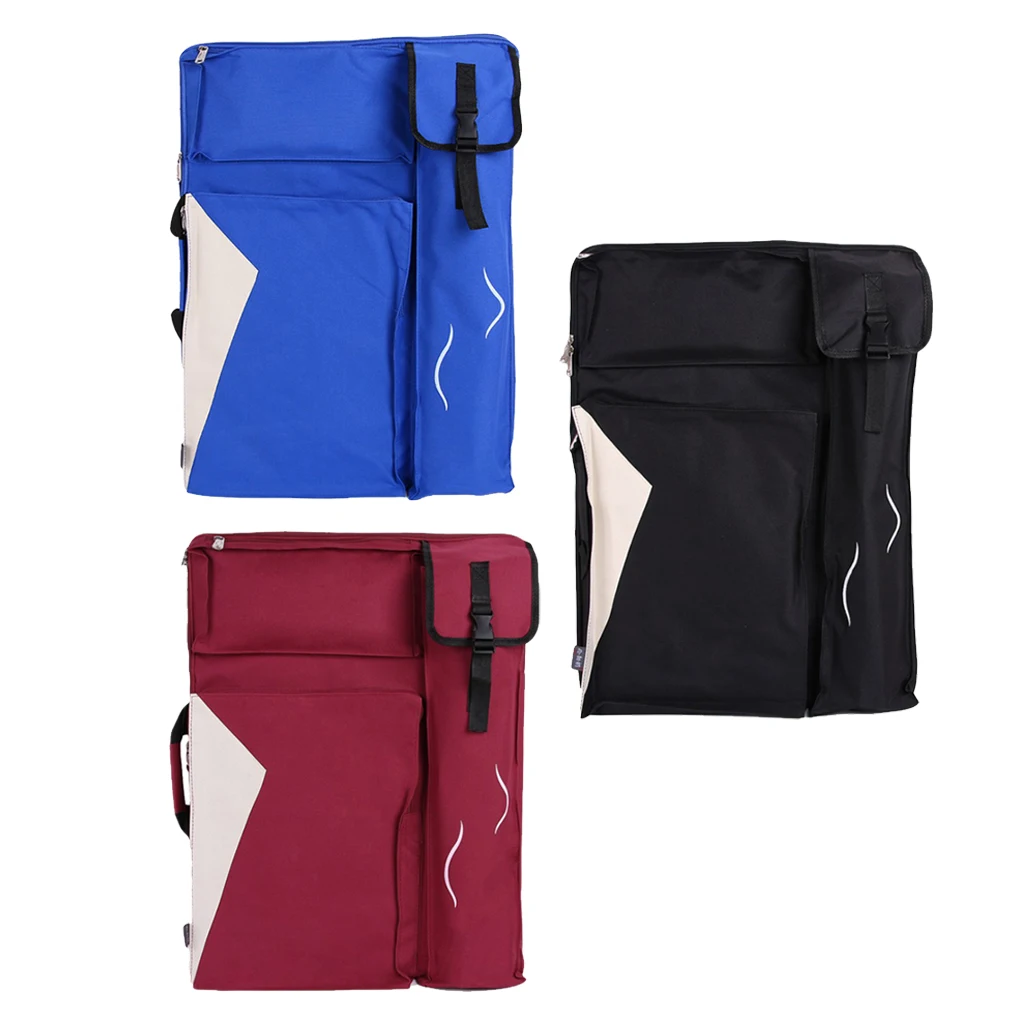 Art Portfolio Canvas Backpack Storage Bags for Artist Drawing Sketching Work-Outdoor Art Crafts Supply 65x50cm/26x20inch
