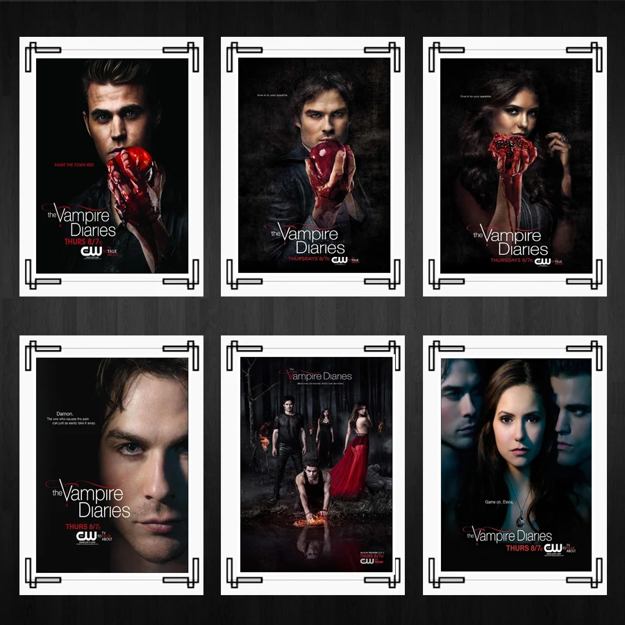 The Vampire Diaries Posters Tv Series Posters Home Room Decor High The Vampire Diaries Posters Tv Series Posters Home Room Decor High