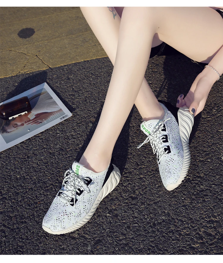 Для женщин кроссовки порами Спортивная обувь дышащая женская атлетика женский бег обувь для ходьбы