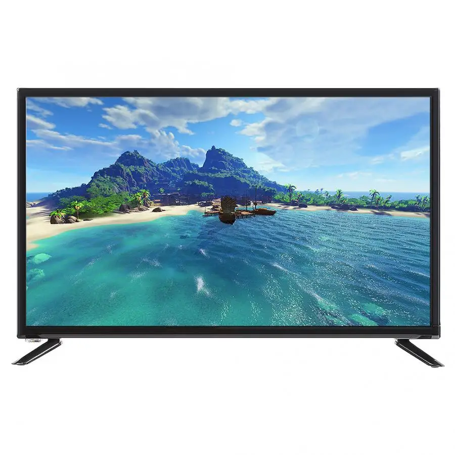 4" tv HD 1080P lcd телевизор DVB-T2 плоский экран lcd Smart tv черный tv Edition 75 Вт 60 Гц HDR в режиме реального времени с HDMI/USB/RF/AV портом