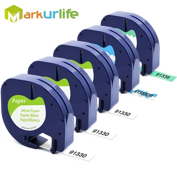 

Compatible for Dymo LetraTag Tape Refills 91330 91338CB 91339 Pattern Tapes for Dymo LetraTag Plus LT-100H LT-100T Label Makers