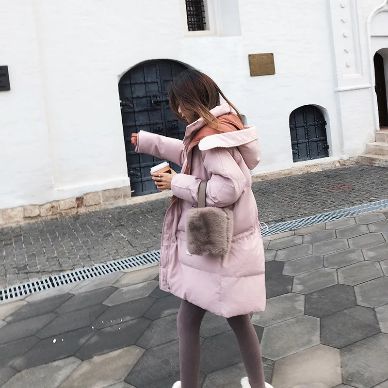 Rose Femmes Mx18d8318 Chaud Épaississent Mishow Coupe 2018 D'hiver Et Manteau De Lâche Vêtements Pqqd7