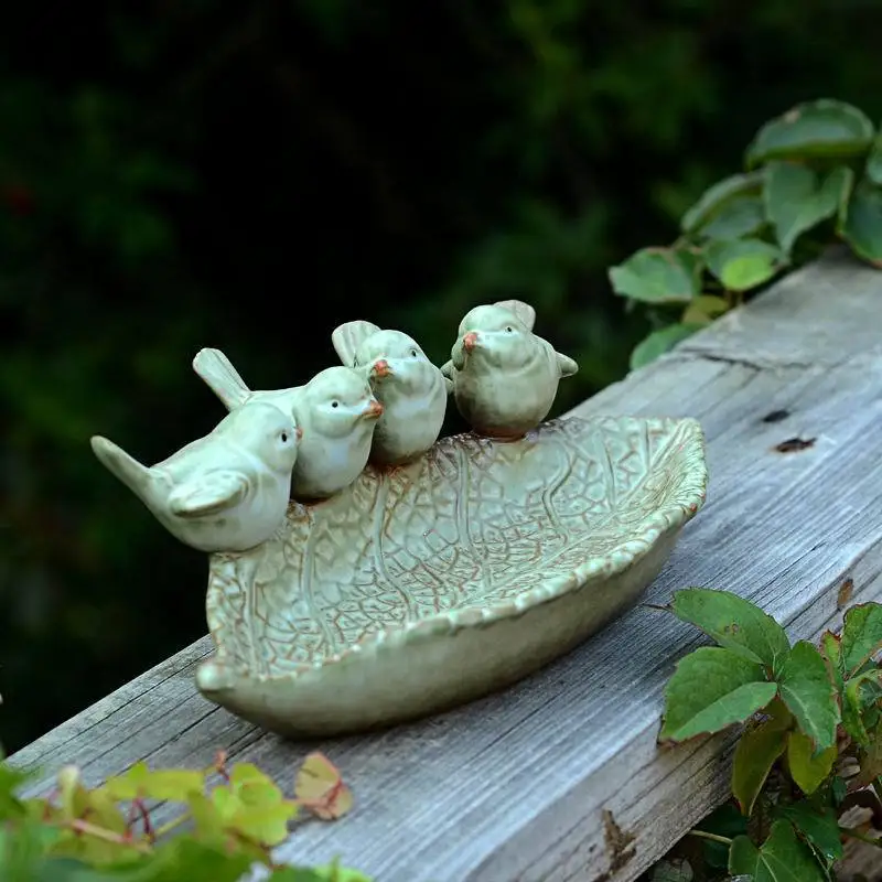 Ceramic Bird Feeder bird feeder,parrot feeder