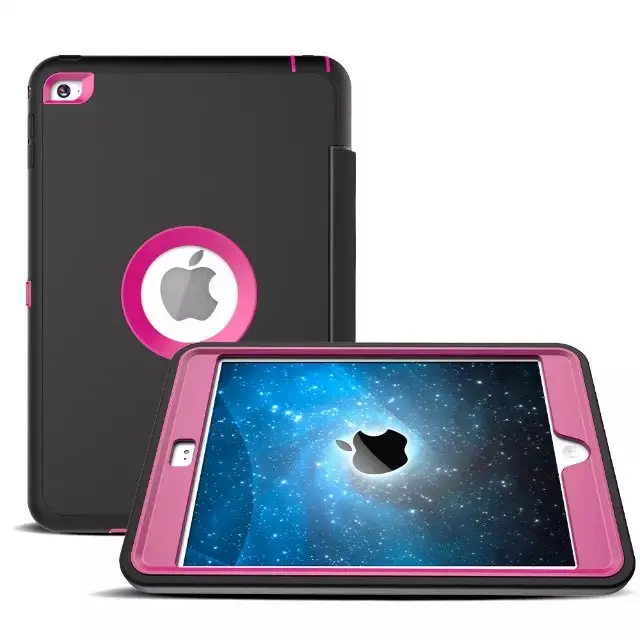 

For iPad Mini 1/2/3 Retina Kids Safe Armor Shockproof Heavy Duty Silicone Hard Case Cover w/Screen Protector Film+Stylus Pen