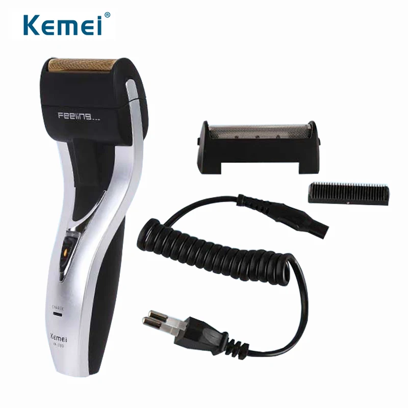 

KM-1720 professional electric hair trimmer one blade razor shav rechargeable beard razor for men face care EU plug