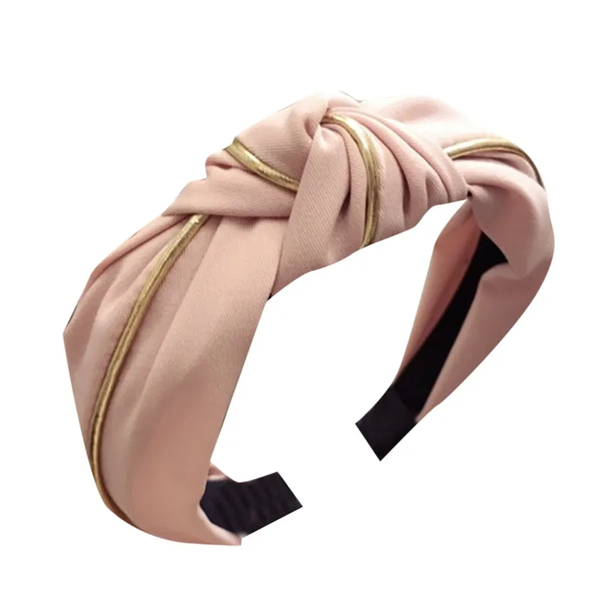 Новая модная популярная женская повязка на голову, повязка на голову с бантом и перекрестным галстуком, Вельветовая повязка для волос, аксессуары 4