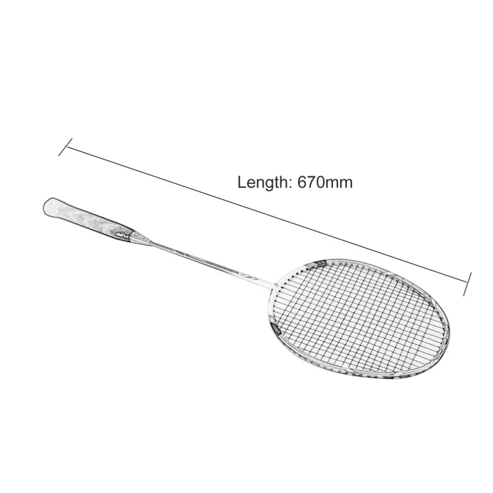 1 piezas raqueta de bádminton profesional completo Badminton raqueta de carbono ligero corcho mango cómodo