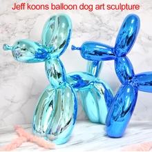 Jeff koons large balloon dog sculpture works of art contemporary contracted household desktop Decor Animals Figurines Gifts jeff koons