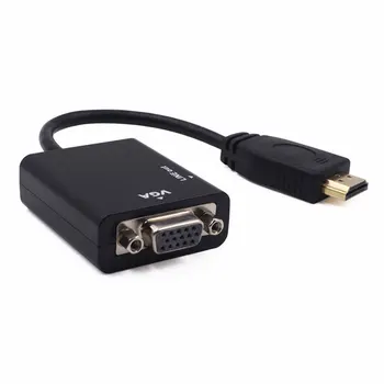 

Switcher HDMI to VGA + 3.5mm with audio computer to TV converter