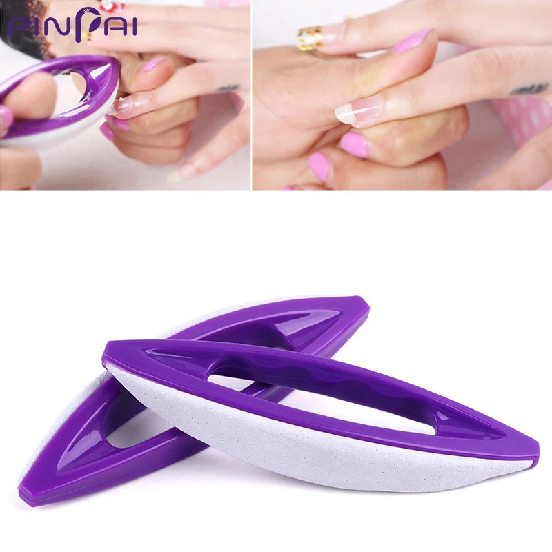 

PinPai Nail Art Sheepskin File 2 Pcs/Bag Polishing Buffer Brush Nail Tool for Women Ladies Beauty Tools professional Nail File