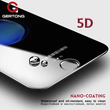 ФОТО GerTong 5D Full Screen Protector  iPhone X 7 8 6 6s  Tempered Glass  iPhone 7 8 Protective Glass 3D Curved Edge Film