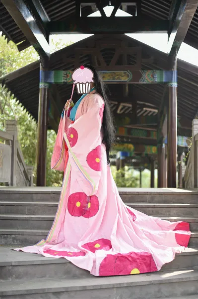 

Free Shipping Anime InuYasha Inuyasha's mother Izayoi Cosplay Costume