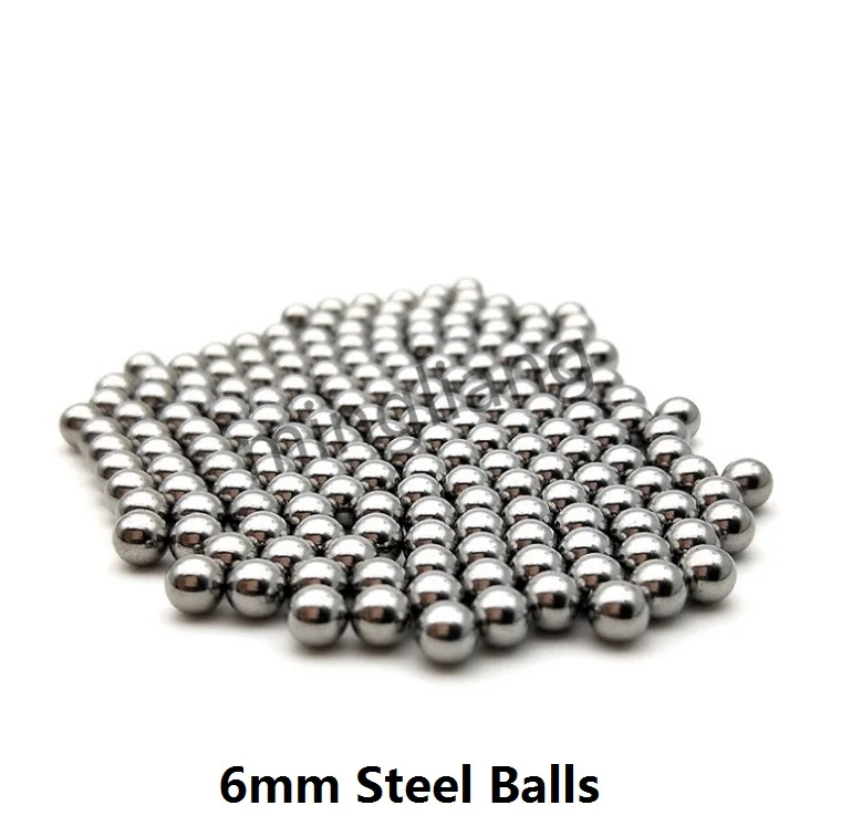 

1KG/lot (about 1135pcs) Diameter 6mm 304 Stainless steel balls Dia 6 mm Bearing balls precision G100